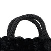 Prada Small Raffia Pompom Satchel Secondhand