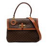 Celine Macadam Coated Canvas Satchel Secondhand