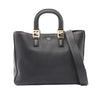 Fendi FF Leather Satchel Secondhand