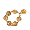 Chanel CC Gold Plated 31 Rue Cambon Medallion Link Bracelet Secondhand