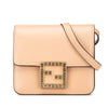 Fendi Leather Crystal Fab Crossbody Secondhand