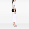 Chanel CC Quilted Jersey and Lambskin Trimmed Single Flap Secondhand