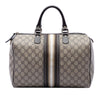 Gucci Medium GG Supreme Joy Web Boston Bag Secondhand