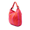 Bottega Veneta Intrecciato Trimmed Washed Cervo Deerskin Shoulder Bag Secondhand