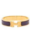 Hermès Narrow Enamel Clic H Bracelet GM Secondhand