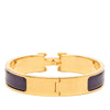Hermès Narrow Enamel Clic H Bracelet GM Secondhand
