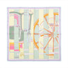 Hermes Carré 90 "LA BERLINE BAYADERE" Silk handkerchief in Pastel Secondhand