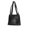 Chanel Embroidered Caviar Logo Shoulder Bag Secondhand