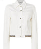 Stella Mc Cartney Logo Stripe Denim Jacket Secondhand