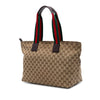 Gucci GG Canvas Web Tote Secondhand