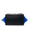 Celine Medium Tricolor Calfskin and Suede Trapeze Satchel Secondhand