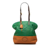 Fendi Medium Leather 2Bag Colorblock Tote Secondhand
