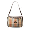 Burberry Haymarket Check Canvas Shoulder Bag Secondhand