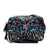 Saint Laurent Medium Grain de Poudre Monogram Graphic Print Lou Camera Bag Secondhand