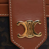 Secondhand Celine Medium Triomphe Coated Canvas Tambour Crossbody