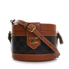 Secondhand Celine Medium Triomphe Coated Canvas Tambour Crossbody