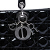 Dior Large Patent Cannage Lady Dior Secondhand