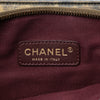Chanel Metallic Lambskin CC Chain Fringe Clutch Secondhand