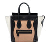 Celine Micro Tricolor Leather Luggage Tote Secondhand