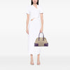 Prada Cinghiale Trimmed Canapa Dome Handbag Secondhand