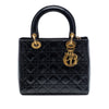 Dior Medium Patent Cannage Lady Dior Secondhand