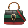 Gucci Medium Calfskin Bamboo Dionysus Web Satchel Secondhand