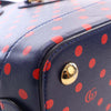 Gucci Small Calfskin Polka Dot Horsebit 1955 Top Handle Satchel Secondhand