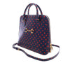 Gucci Small Calfskin Polka Dot Horsebit 1955 Top Handle Satchel Secondhand