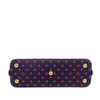 Gucci Small Calfskin Polka Dot Horsebit 1955 Top Handle Satchel Secondhand