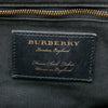Burberry Small Derby Calfskin and House Check Canvas Canterbury Tote Secondhand