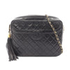 Chanel CC Quilted Lambskin Tassel Crossbody Secondhand