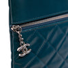 Chanel CC Quilted Lambskin Multi Zip Clutch Secondhand