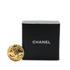 Chanel Gold Plated CC Round Brooch Secondhand