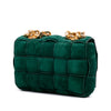 Bottega Veneta Suede Intrecciato Padded Chain Cassette Satchel Secondhand