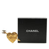 Chanel Gold Plated CC Arrow and Heart Brooch Secondhand
