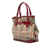 Burberry Haymarket Check Coated Canvas Golderton Satchel Secondhand