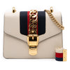Gucci Mini Calfskin Sylvie Chain Crossbody Secondhand