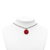 Chanel CC Gold Plated Resin Crossbones Round Pendant Necklace Secondhand