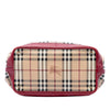 Burberry Haymarket Check Coated Canvas Golderton Satchel Secondhand
