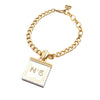 Chanel Gold Plated Resin No 5 Charm Bracelet Secondhand