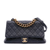 Chanel Paris Rome Large Sheepskin Trapezio Flap Secondhand
