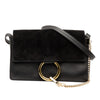 Chloé Small Suede and Calfskin Faye Crossbody Secondhand