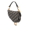 Dior Mini Oblique Canvas Saddle Bag Secondhand