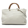 Gucci Large Calfskin Bamboo Shopper Satchel Secondhand