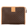 Celine Macadam Coated Canvas Clutch Secondhand