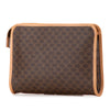 Celine Macadam Coated Canvas Clutch Secondhand
