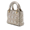 Dior Mini Metallic Calfskin Cannage Supple Lady Dior Secondhand