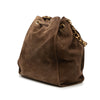 Chanel CC Suede Bucket Bag Secondhand