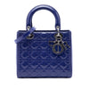 Secondhand Dior Medium Patent Cannage Lady Dior