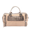 Chloé Canvas Metallic Logo Boston Bag Secondhand